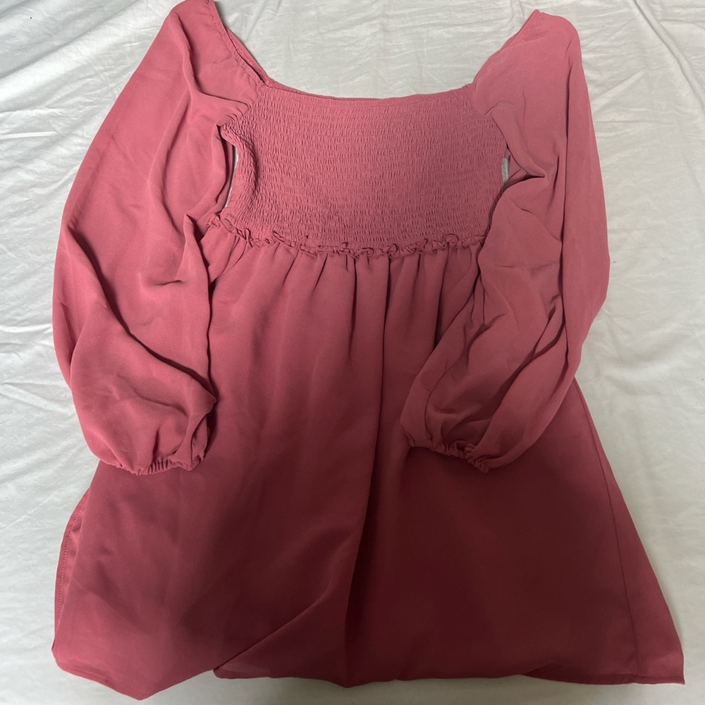 Forever 21 pink babydoll dress